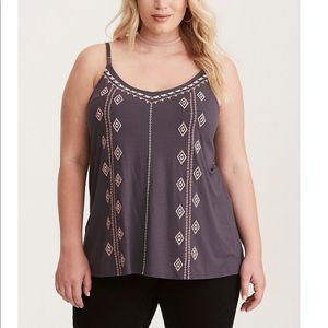 Crochet Trim Swing Cami